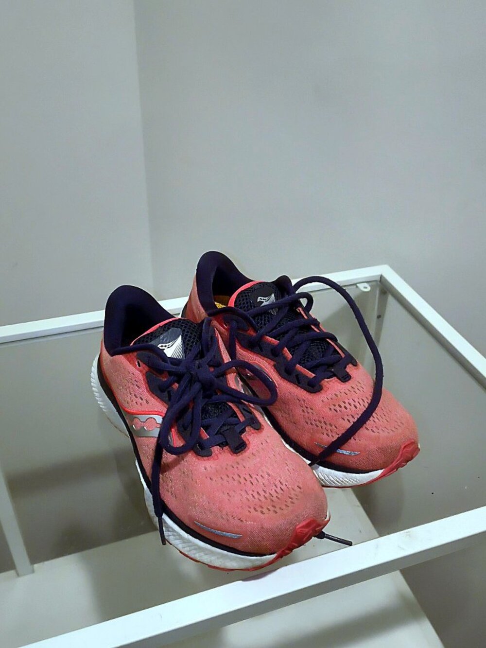Saucony Triumph 19 Coral/Navy Women's US 8
